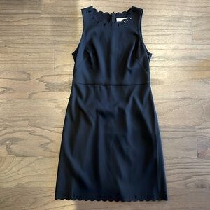NWT LOFT Petite Black Lasercut Dress - Size 0P